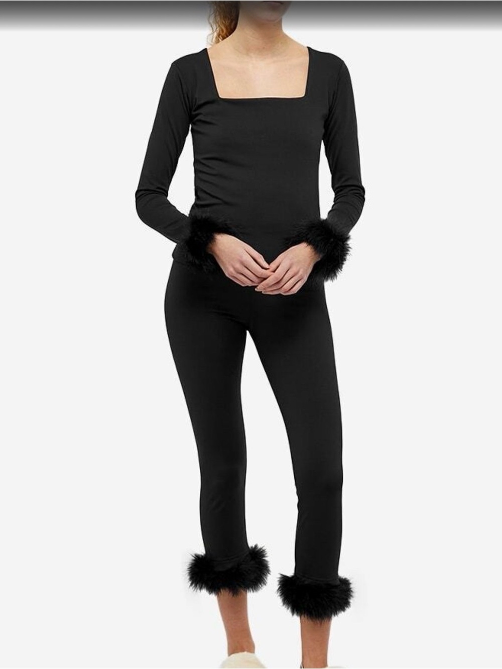 Sleeper The Weekend Chic Feather Trim Set